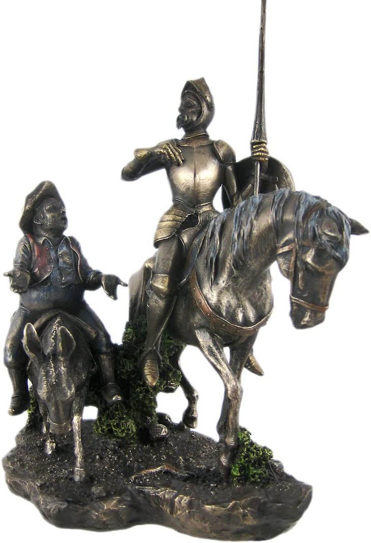 Don Quixote & Sancho Panza Figurine by FairyGlen Store