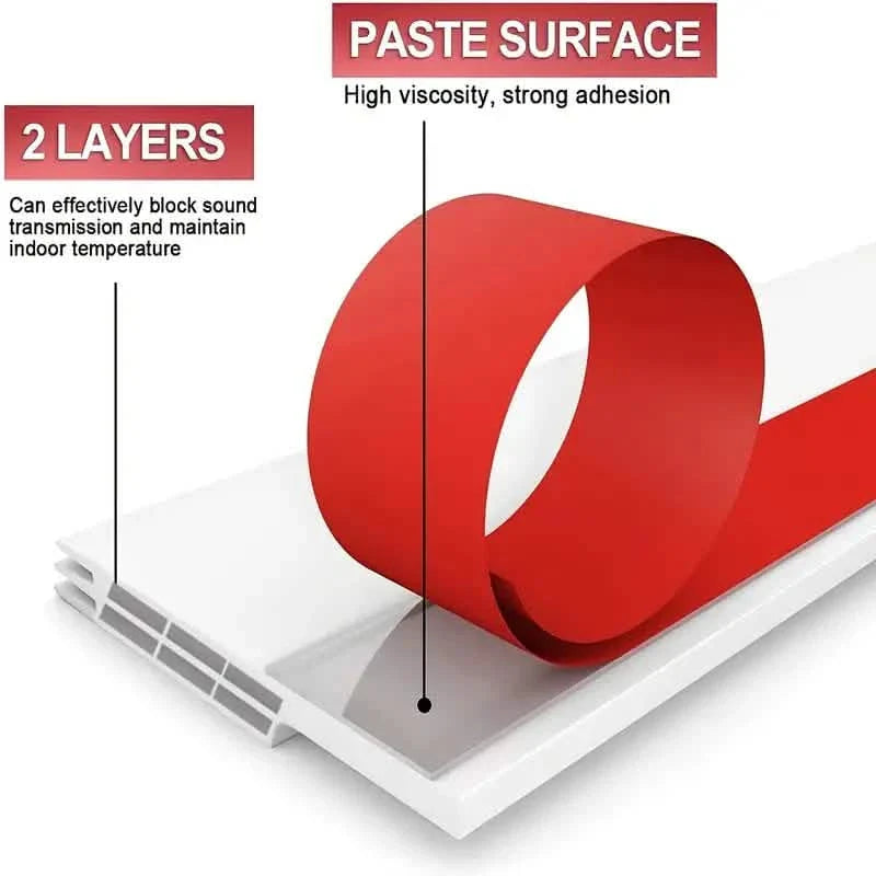 Door Draft Stopper Under Door Seal for Exterior/Interior Doors by DailySale