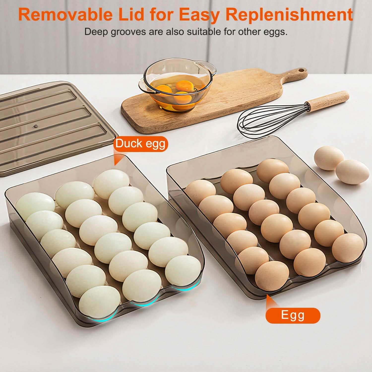 Double Layer Egg Storage for Refrigerator by DailySale