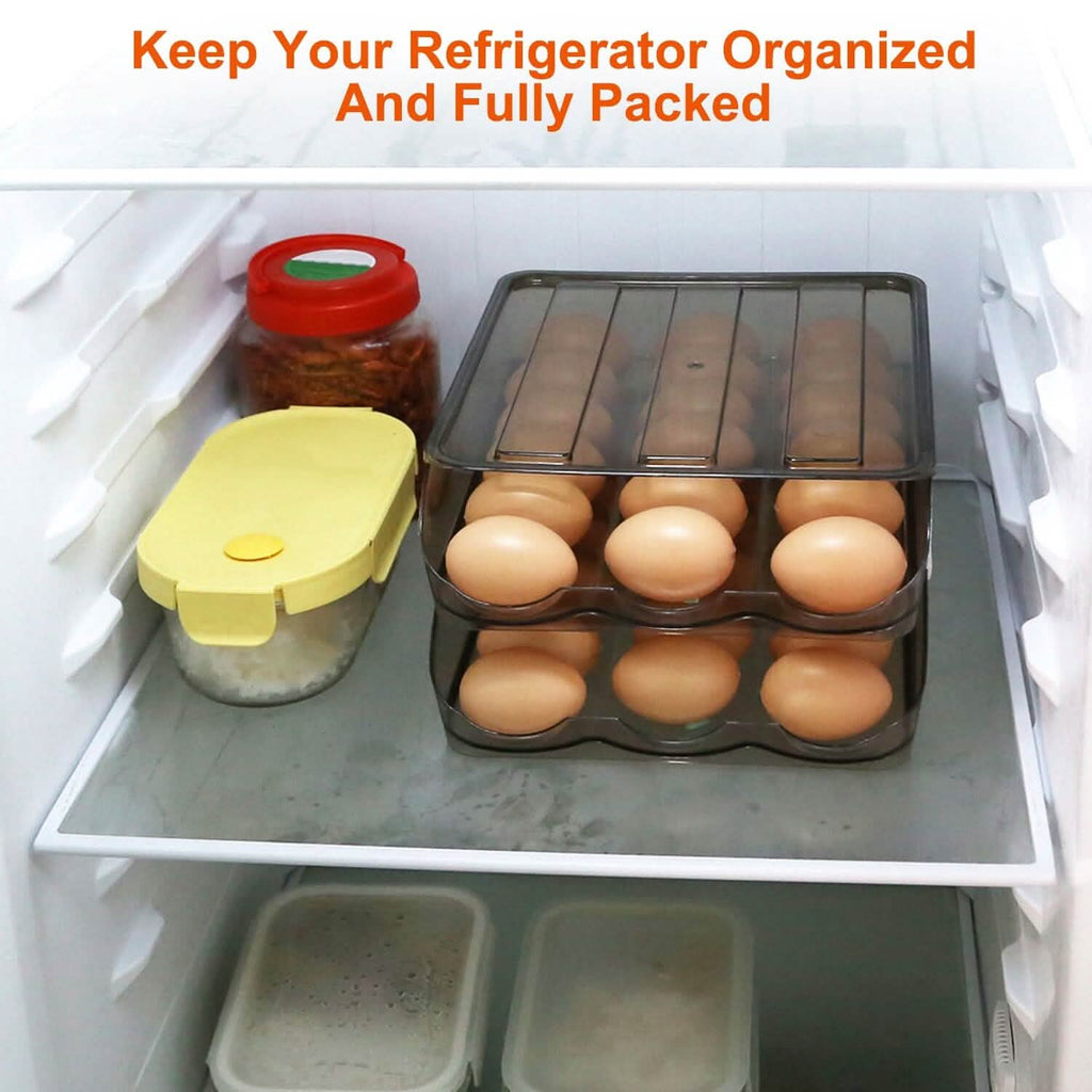 Double Layer Egg Storage for Refrigerator by DailySale