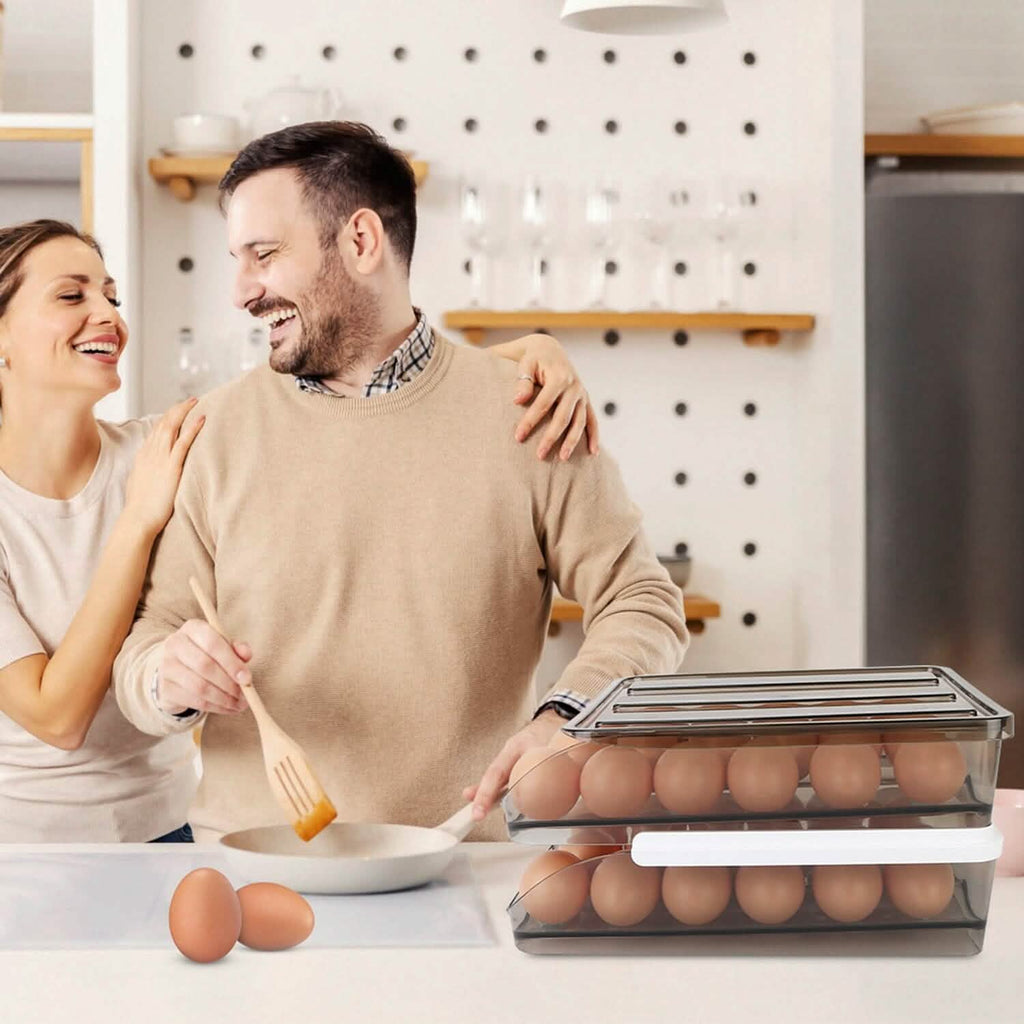 Double Layer Egg Storage for Refrigerator by DailySale