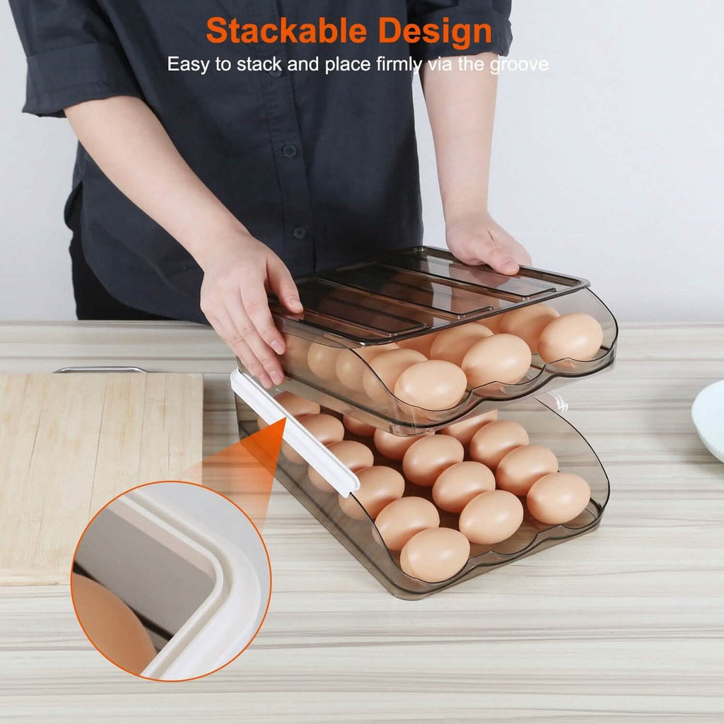 Double Layer Egg Storage for Refrigerator by DailySale