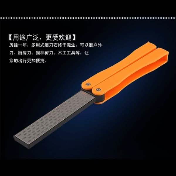 Double Sided Folded Pocket Sharpener Diamond Knife Sharpening Outdoor by DailySale