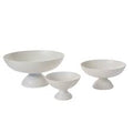 White Oscar Bowl by Terra Cotta Botanical Boutique