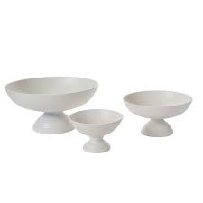 White Oscar Bowl by Terra Cotta Botanical Boutique
