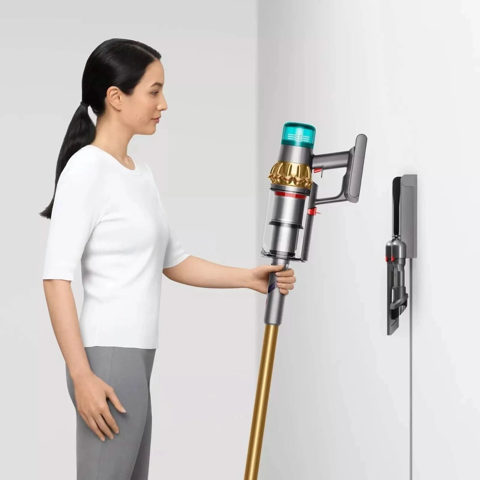 Dyson V15 Detect Absolute Stick Vacuum Cleaner HEPA Filtration - Gold (447294-01) by DailySale