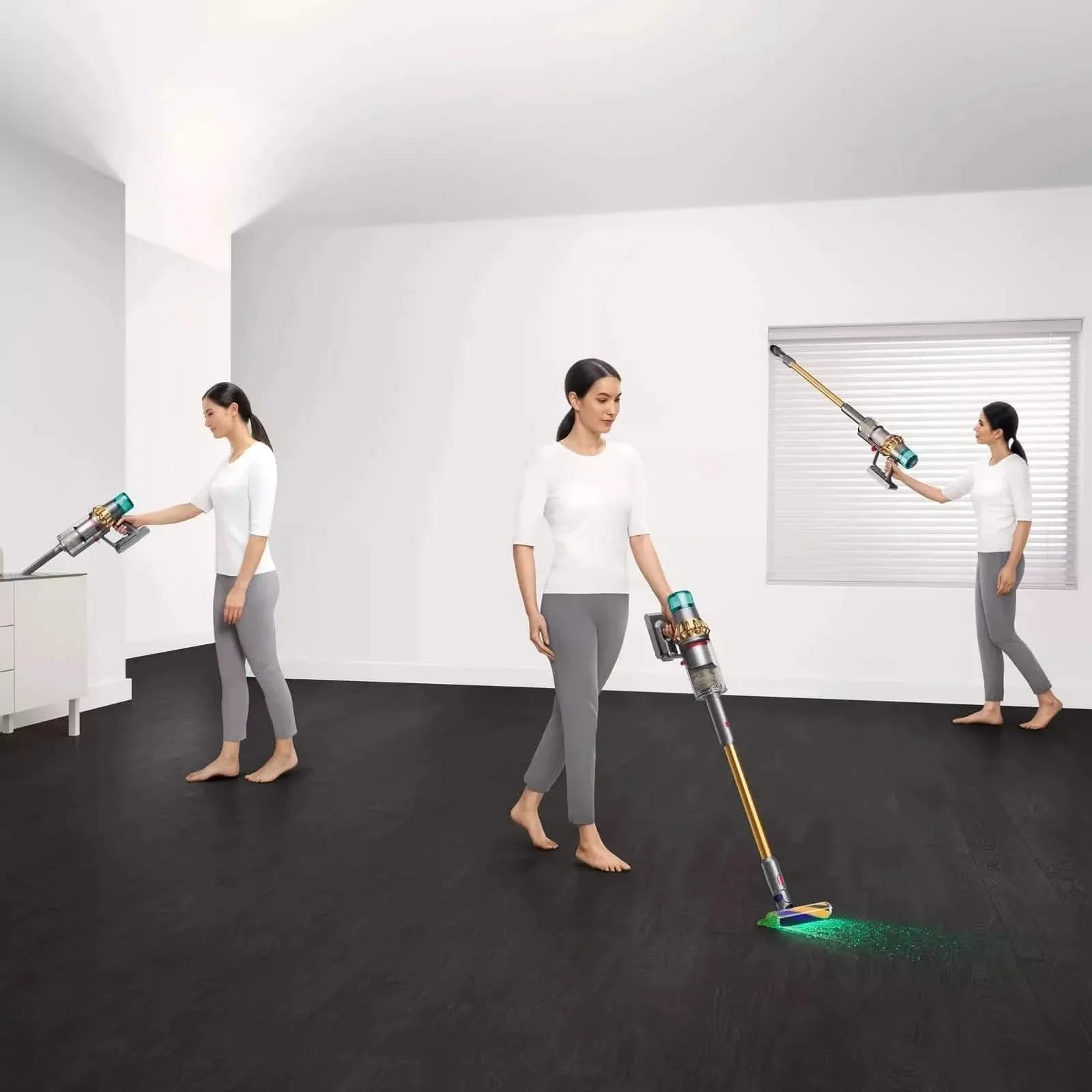 Dyson V15 Detect Absolute Stick Vacuum Cleaner HEPA Filtration - Gold (447294-01) by DailySale