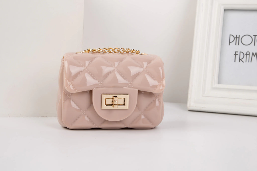 Mini Candy Color Jelly Coin Purse Crossbody Bag
