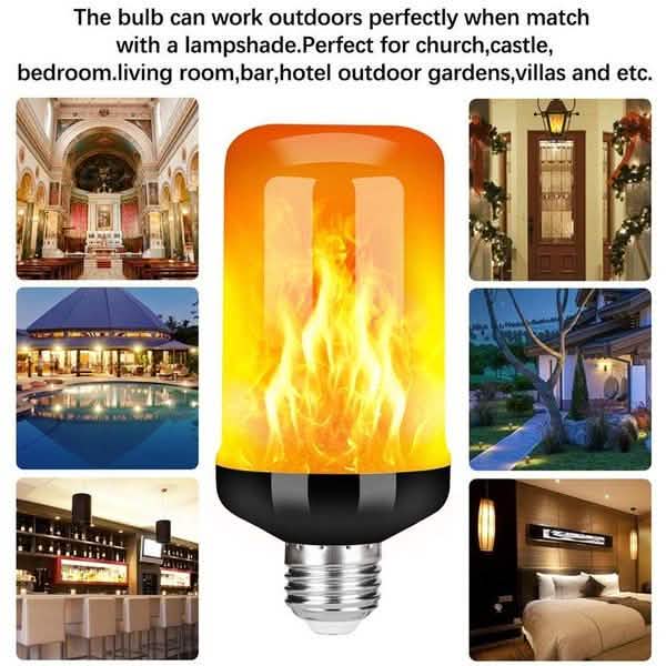E27 LED Flame Effect Light Bulb by DailySale