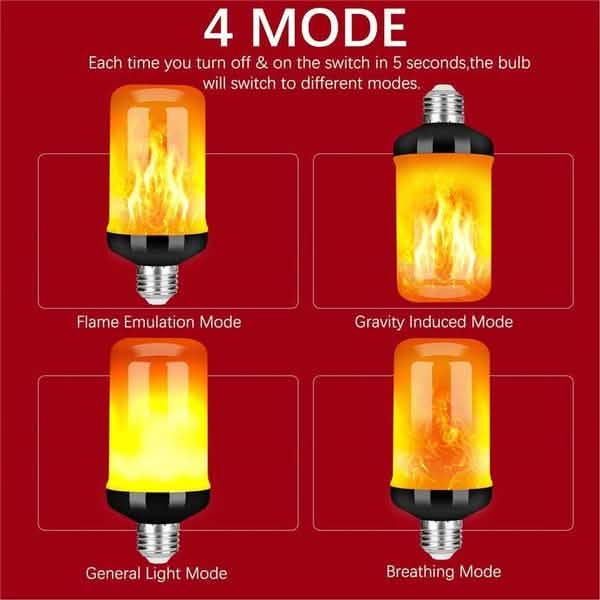 E27 LED Flame Effect Light Bulb by DailySale