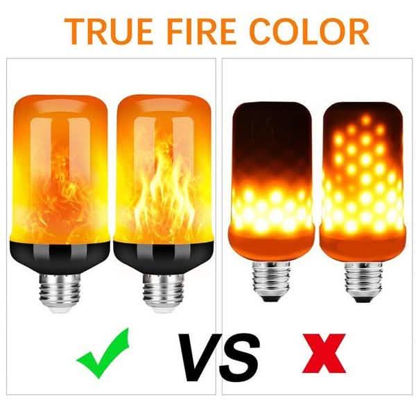 E27 LED Flame Effect Light Bulb by DailySale