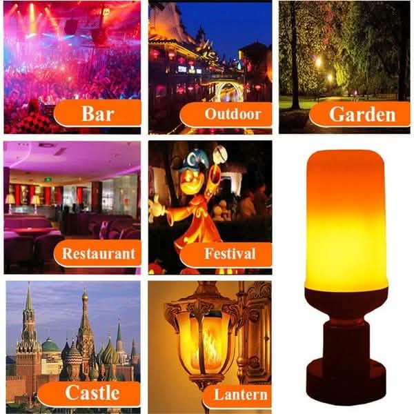 E27 LED Flame Effect Light Bulb by DailySale