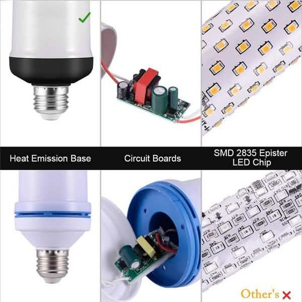 E27 LED Flame Effect Light Bulb by DailySale