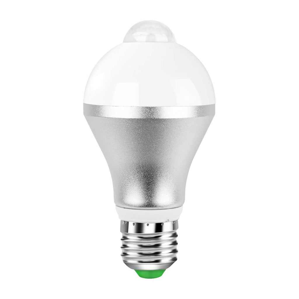 E27 Motion Sensor Light Bulb 1000LM 6500K Dust to Dawn Automatic by DailySale
