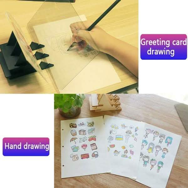 Easy To Paint Sketch Assistant Painting Stand Optical Drawing Projector by DailySale
