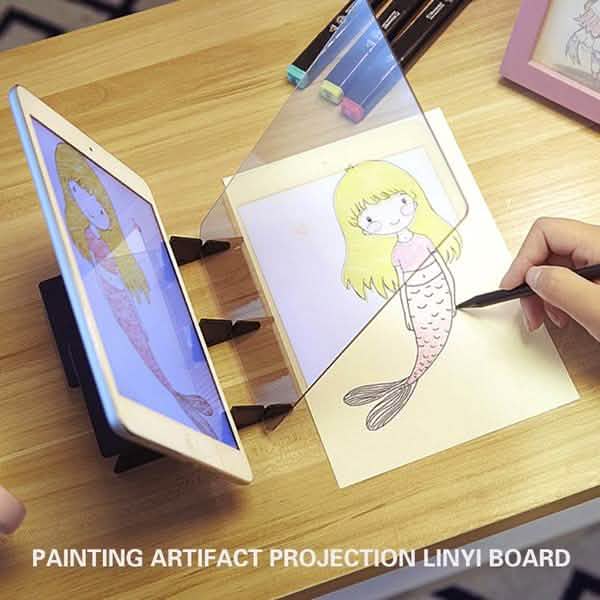 Easy To Paint Sketch Assistant Painting Stand Optical Drawing Projector by DailySale