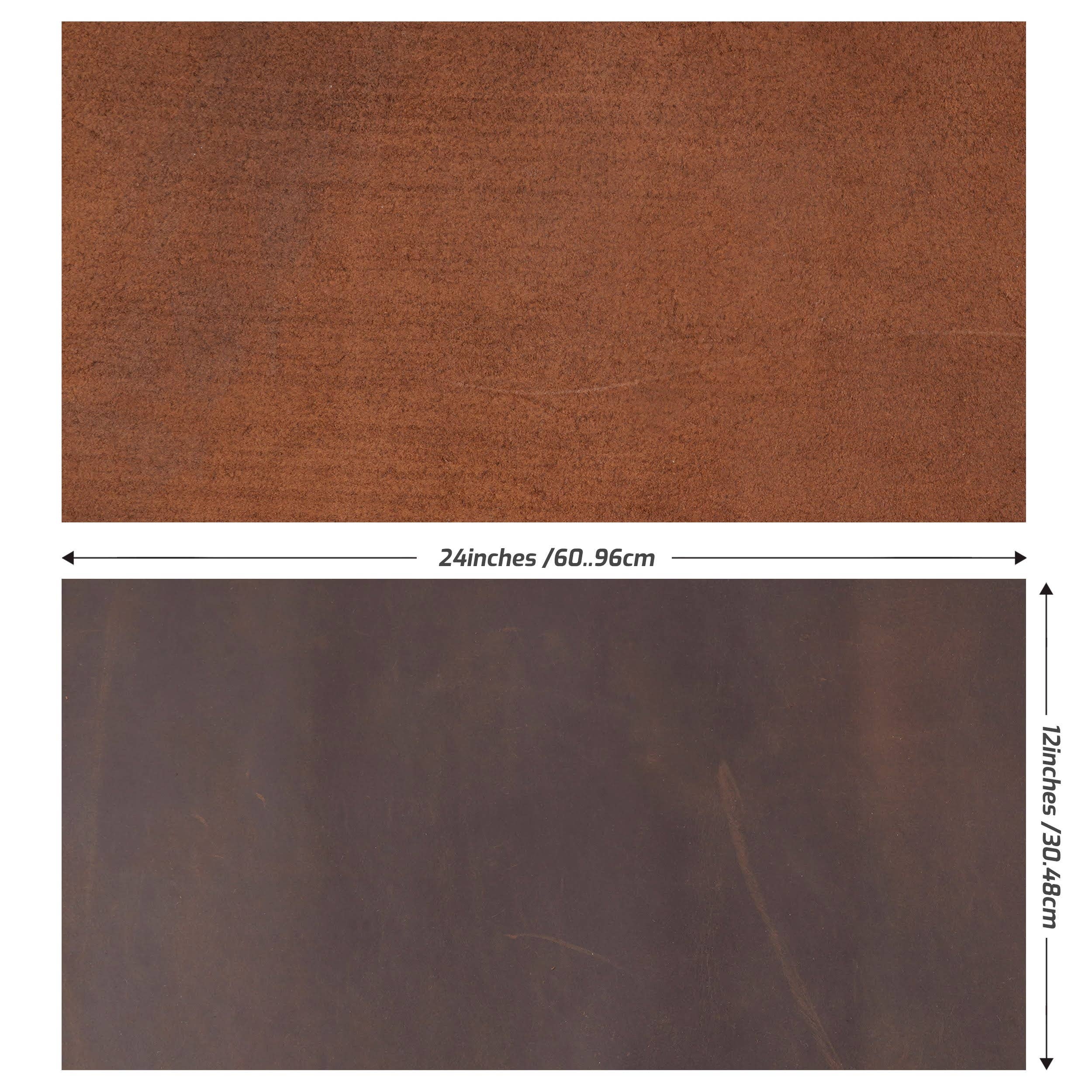 Full Grain Cowhide Leather 2mm Tooling Sheets - Craft & DIY by Hadzam