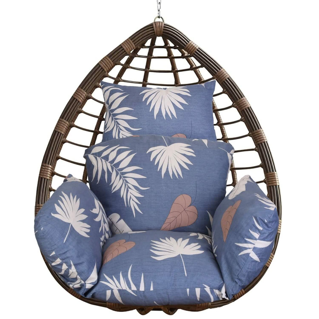 Egg Chair Hanging Basket Seat Soft Cushion with Headrest by DailySale