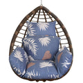 Egg Chair Hanging Basket Seat Soft Cushion with Headrest by DailySale