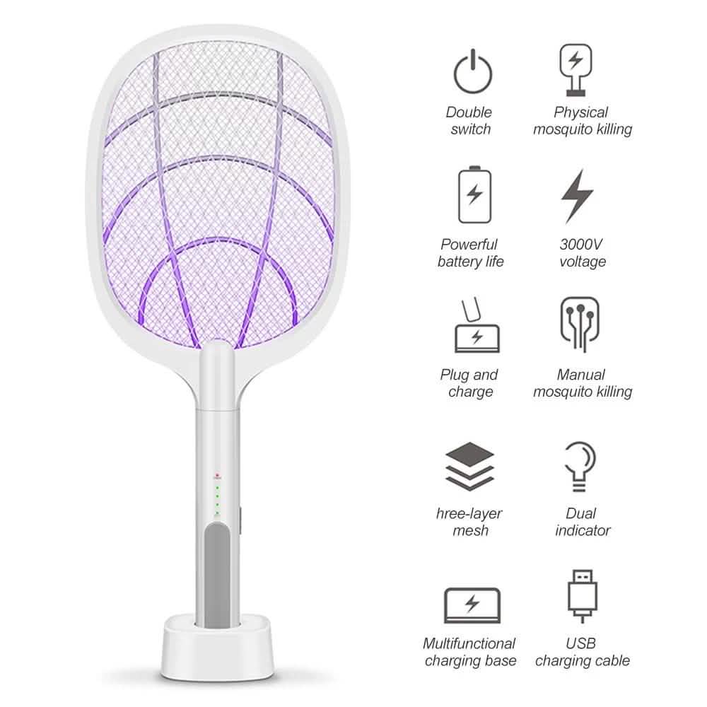 Electric Bug Zapper Racket by DailySale