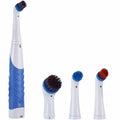 Electric Cleaning Brush with Household All Purpose 4 Brush Heads by DailySale