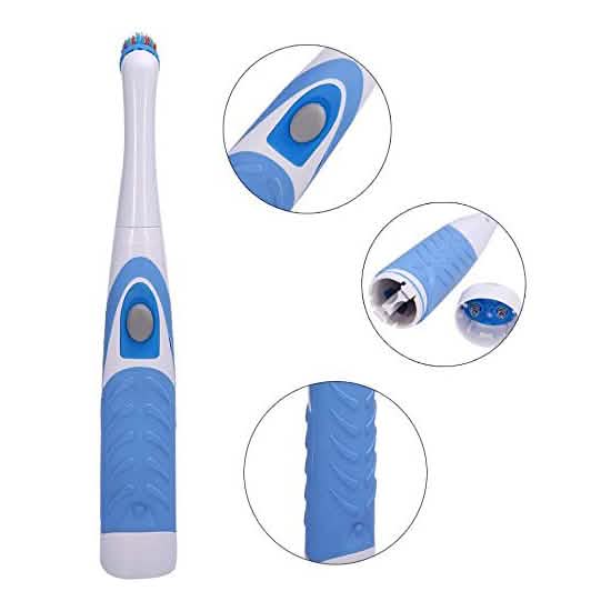 Electric Cleaning Brush with Household All Purpose 4 Brush Heads by DailySale