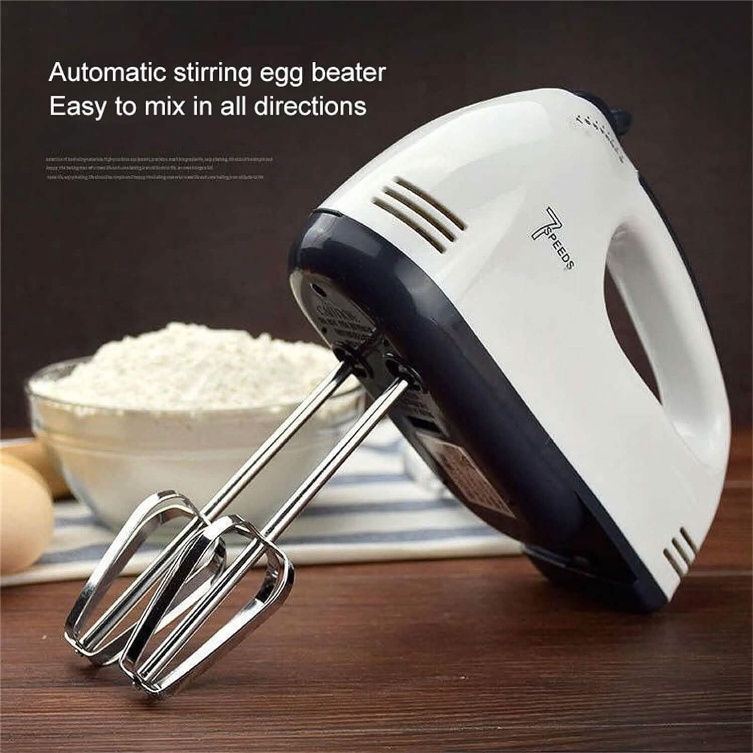 Electric Hand Mixer with 4 Mixing Rods and a Separator by DailySale