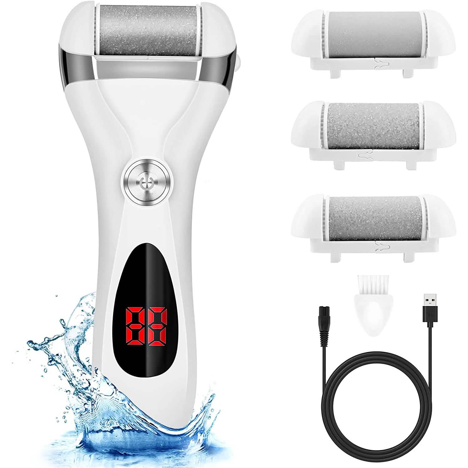 Elmchee Rechargeable Foot Callus Remover Kit by DailySale