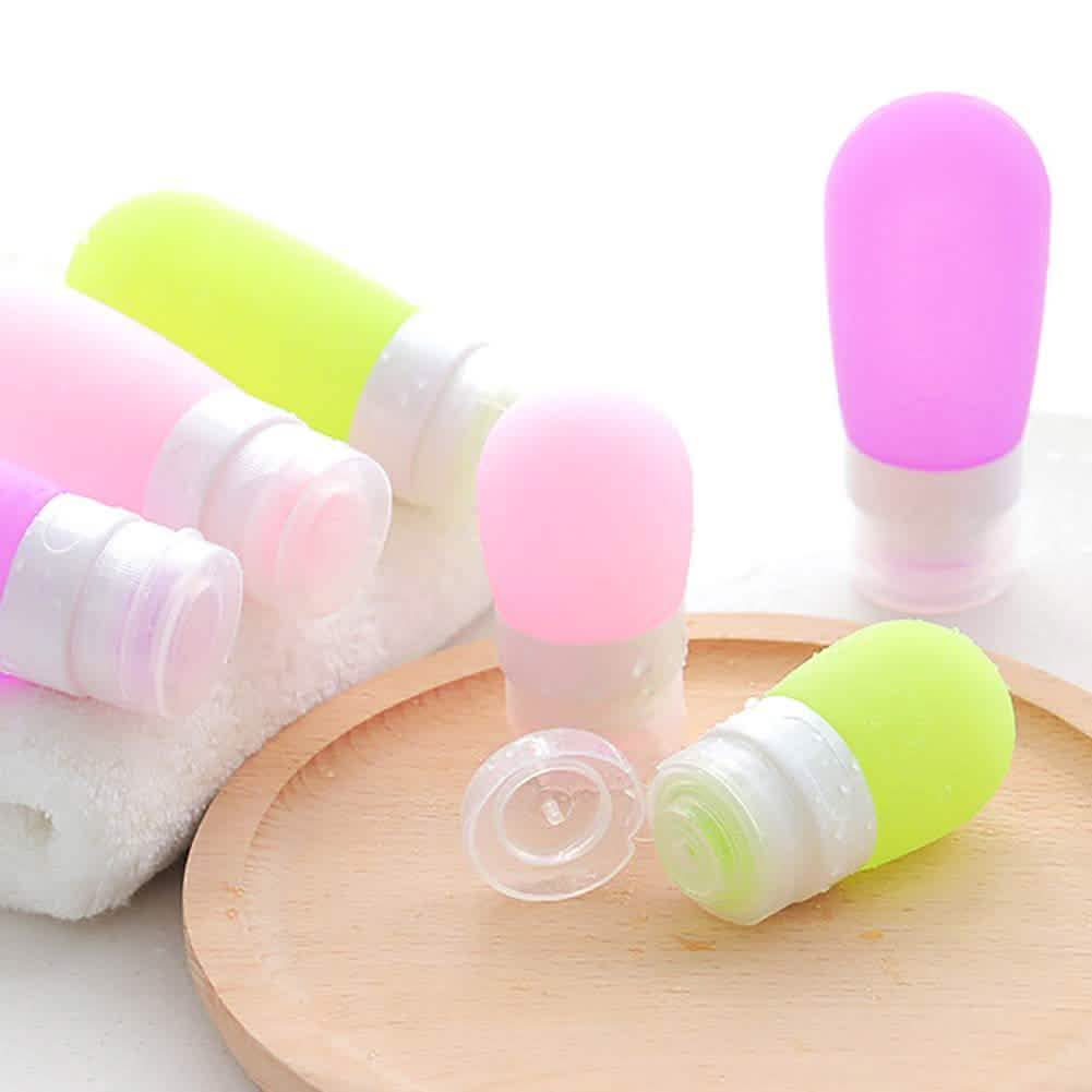 Empty Silicone Portable Travel Packing Press Bottle by DailySale