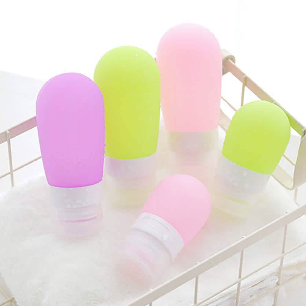 Empty Silicone Portable Travel Packing Press Bottle by DailySale