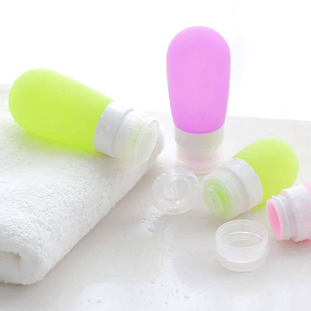 Empty Silicone Portable Travel Packing Press Bottle by DailySale