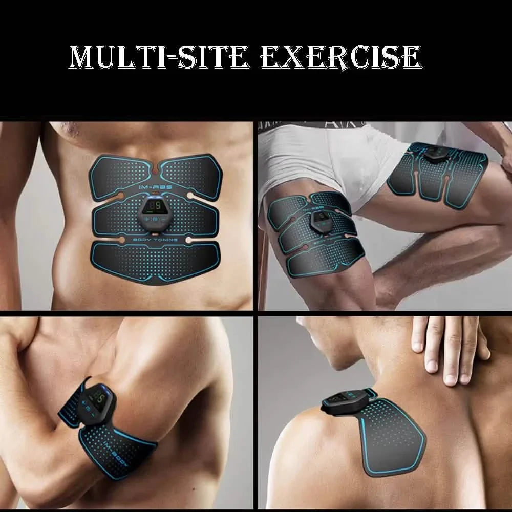 EMS Muscle Stimulator LCD Screen USB Rechargeable Portable Trainer by DailySale