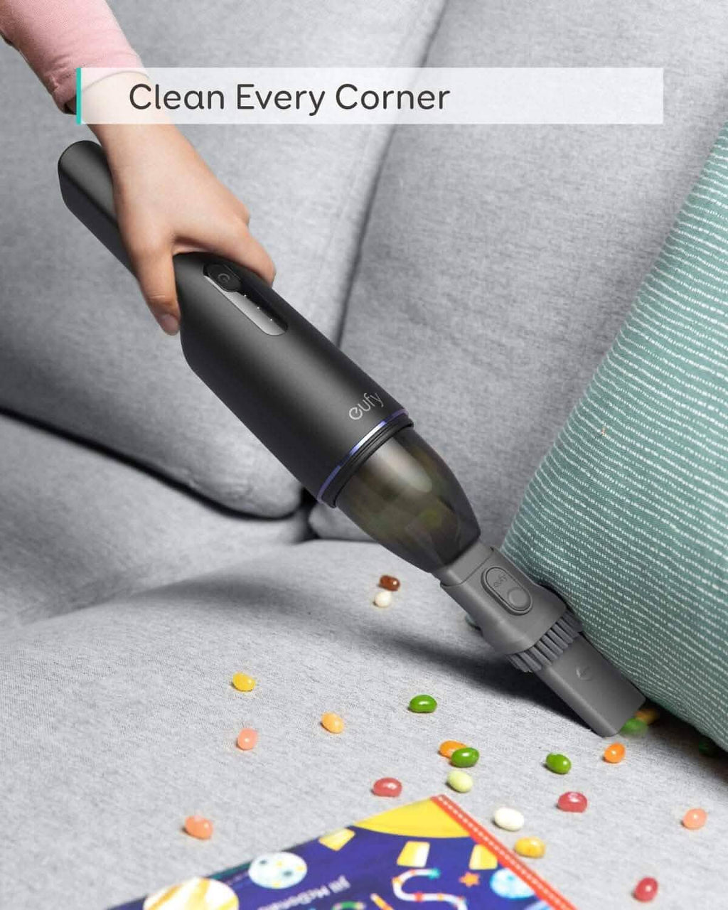eufy by Anker, HomeVac H11, Cordless Handheld Vacuum Cleaner, Ultra-Lightweight (Refurbished) by DailySale