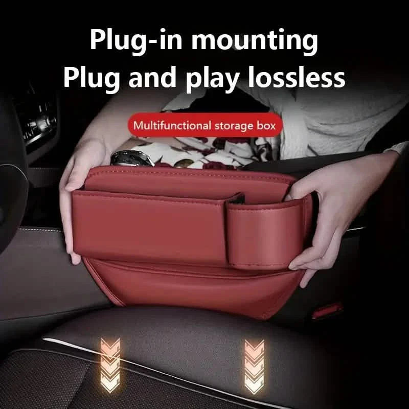 Expandable Car Seat Gap Organizer with Cup & Phone Holder by DailySale