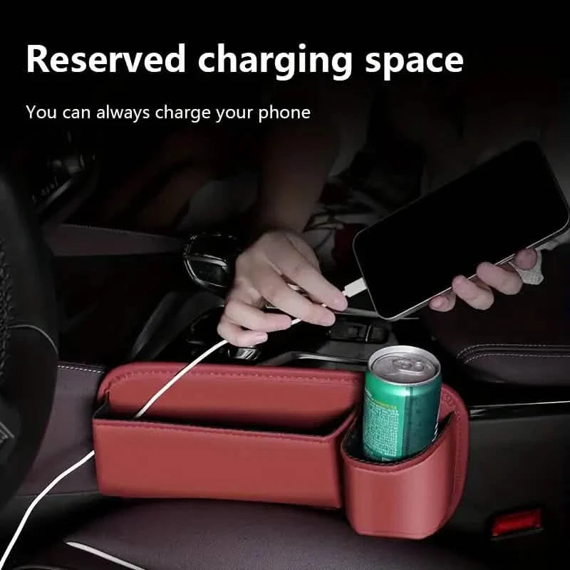 Expandable Car Seat Gap Organizer with Cup & Phone Holder by DailySale