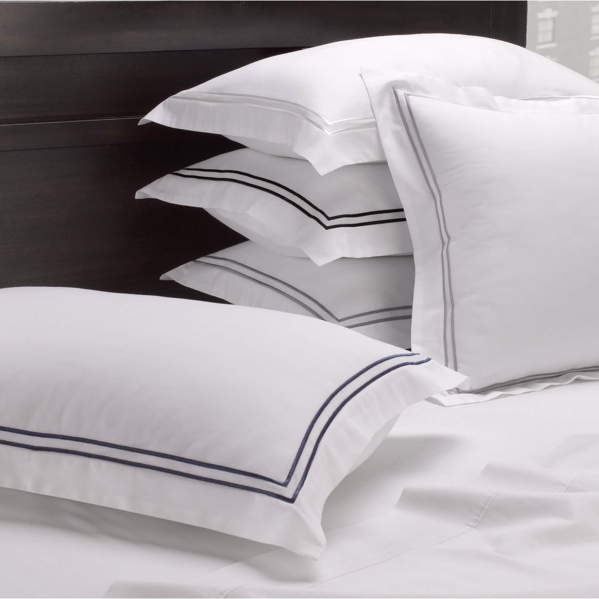 Exquisite Hotel Satin Stitched 100% Cotton Percale Duvet Set by DailySale