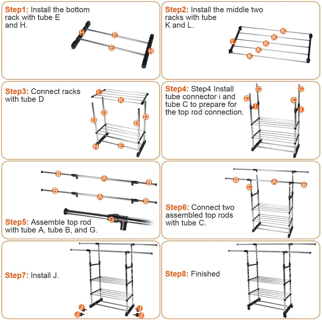 Extendable Garment Hanging Rack by DailySale