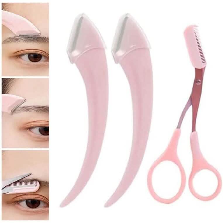 Eyebrow Trimmer Scissors with Comb by DailySale
