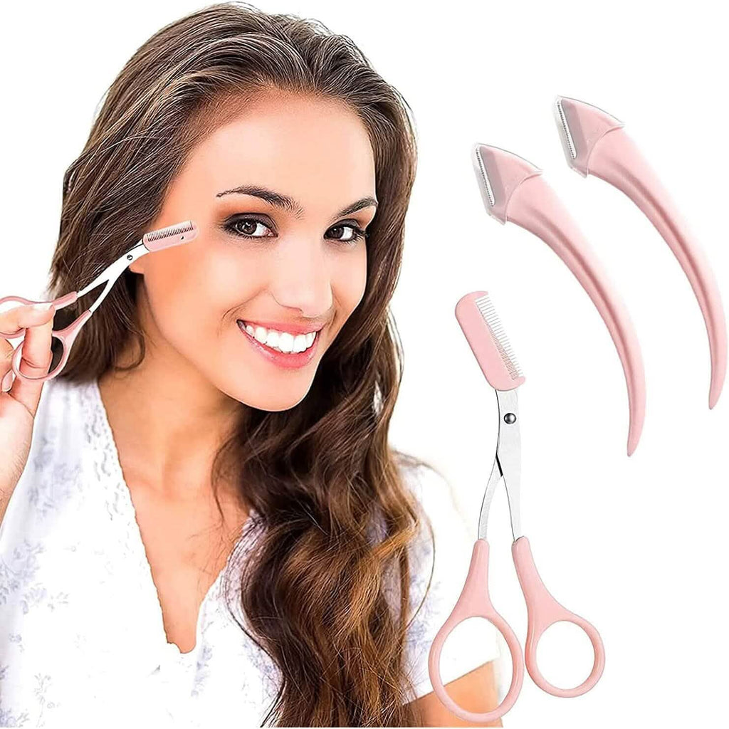 Eyebrow Trimmer Scissors with Comb by DailySale