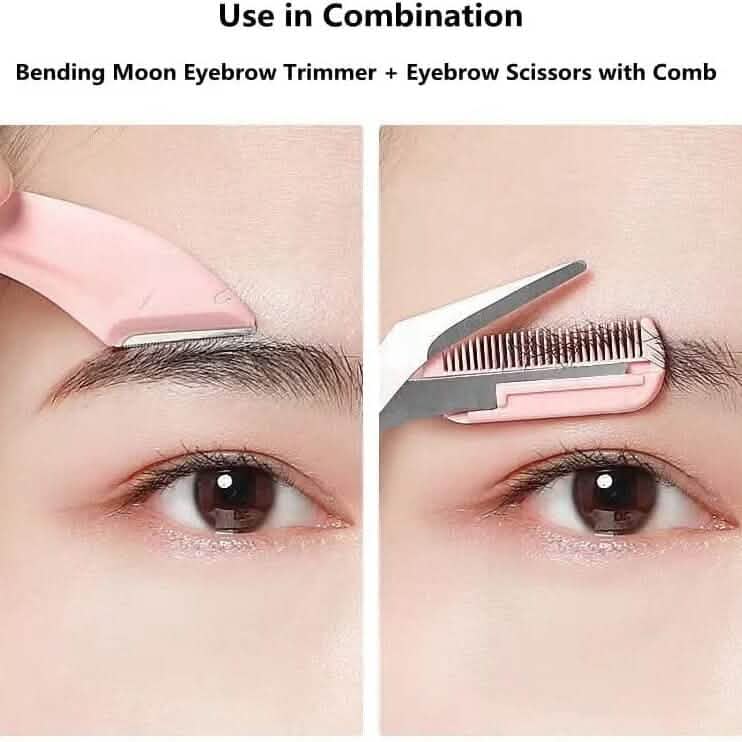 Eyebrow Trimmer Scissors with Comb by DailySale