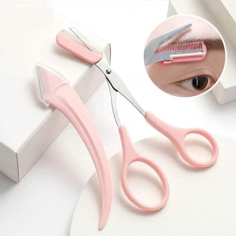 Eyebrow Trimmer Scissors with Comb by DailySale