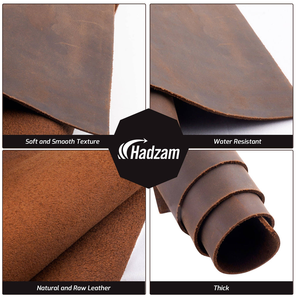Full Grain Cowhide Leather 2mm Tooling Sheets - Craft & DIY by Hadzam