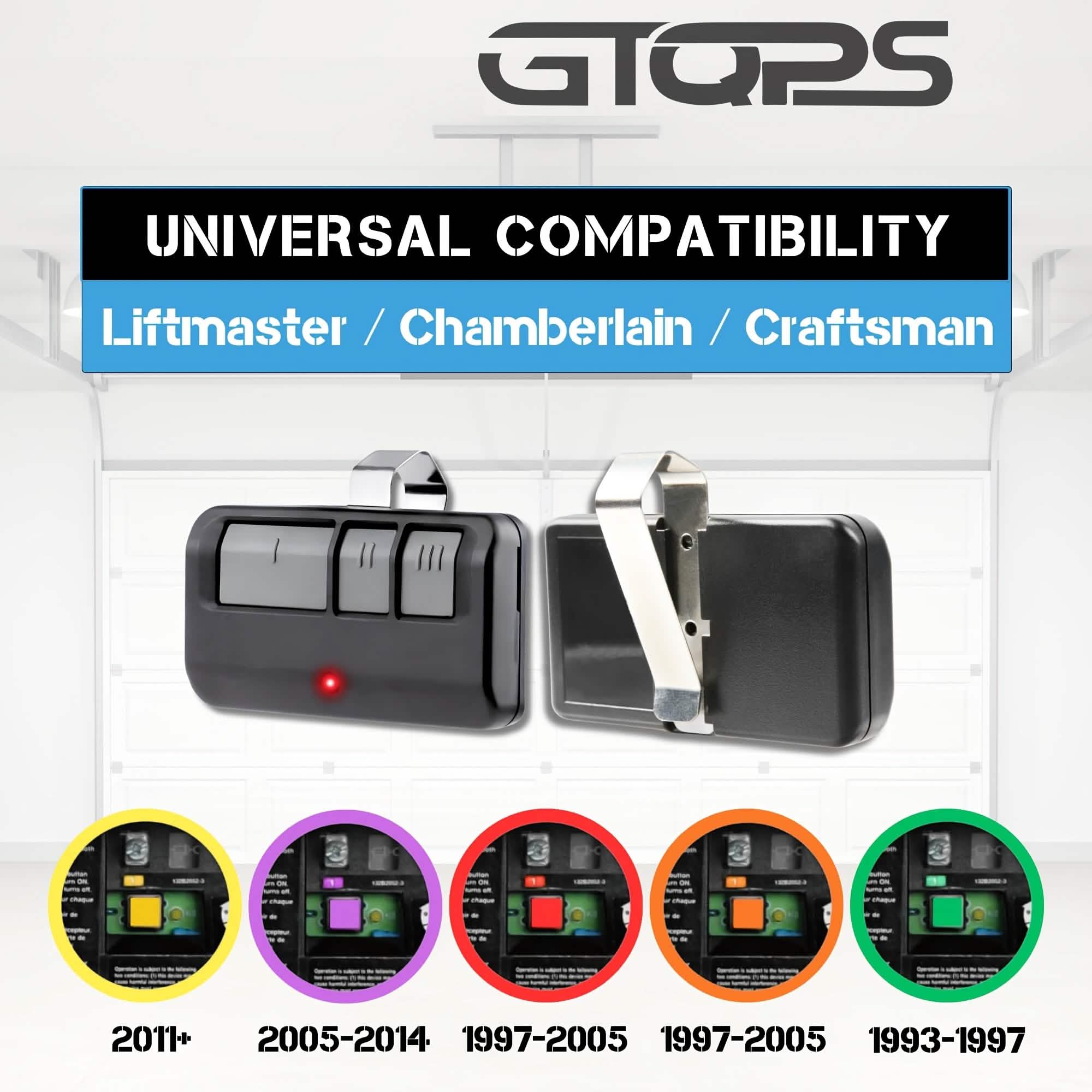 LiftMaster 893MAX 3-Button Garage Door Remote by DailySale