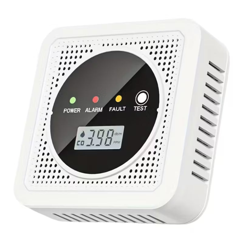 Dual Sensor Smoke & Carbon Monoxide Detector Alarm with LCD Display by DailySale