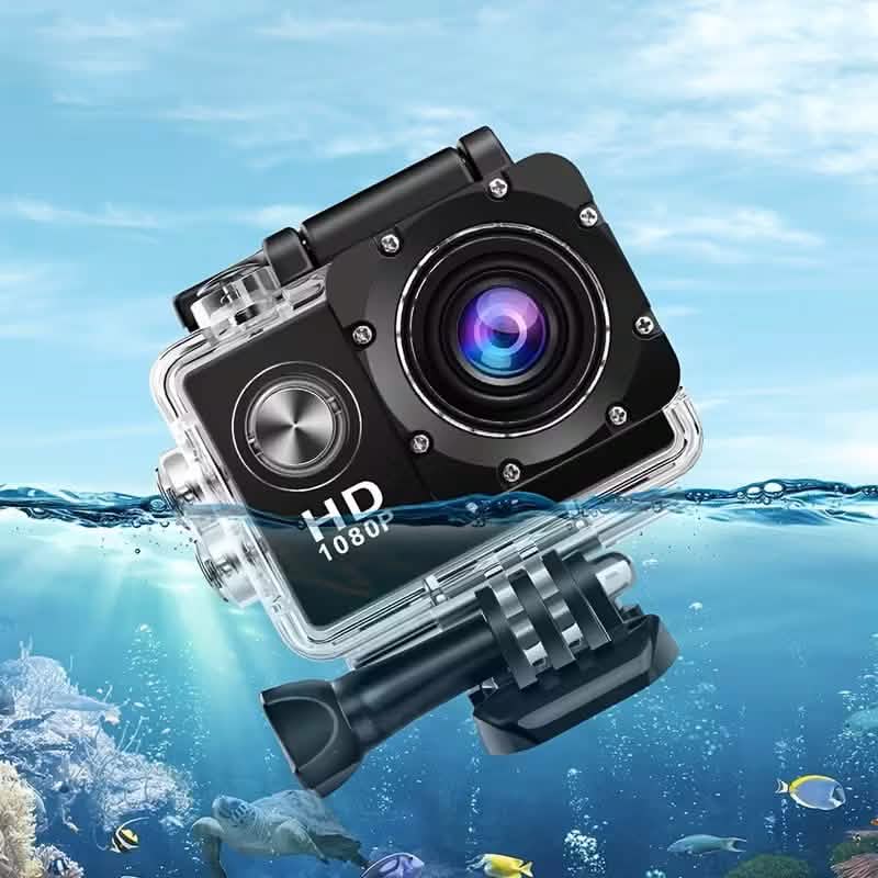 Ultra HD 1080P Action Camera – 140° Wide Angle, Fisheye Lens, LCD Display by DailySale