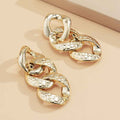 Geometric Chain Earrings For Women