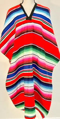 Adult Mexican Saltillo Poncho Sarape Poncho Sarape Saltillo Mexicano by Chica Mexico