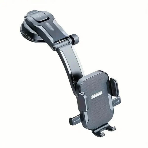 Adjustable Car Phone Holder – Suction Cup Dashboard Mount, Anti-Slip Grip, iPhone & Android by DailySale