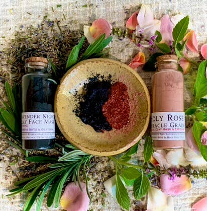 Holy Rose Miracle Grains Face Mask & Exfoliant by Terra Cotta Botanical Boutique