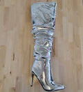 INC Silver Boots Sz 7.5